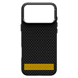 Чехол (накладка) Apple iPhone 15 Pro, KVZV Triangular Pattern, MagSafe, Черный