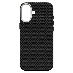 Чехол (накладка) Apple iPhone 17, KVZV Triangular Pattern, MagSafe, Черный