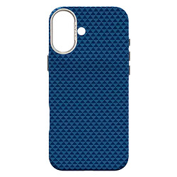 Чехол (накладка) Apple iPhone 17, KVZV Triangular Pattern, MagSafe, Синий