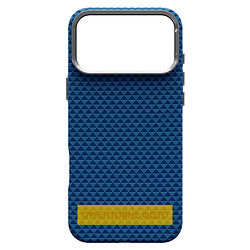 Чехол (накладка) Apple iPhone 17 Pro Max / iPhone 18 Pro Max, KVZV Triangular Pattern, MagSafe, Синий