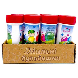 Мыльные пузыри, 60 мл, 12 штук, Dreams