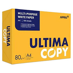 Бумага "ULTIMA COPY", А4, 80г/м2, 500л., класс В, April