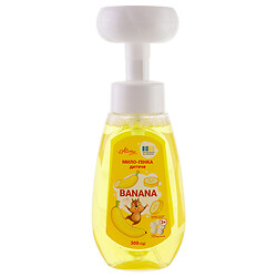 Мыло-пенка детское Alivera Banana, 2в1, ПЭТ, 300 г