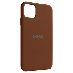 Чохол (накладка) Apple iPhone 11 Pro Max, Original Soft Case, Dark Brown, Коричневий