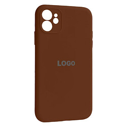 Чехол (накладка) Apple iPhone 12, Original Soft Case, Dark Brown, Коричневый