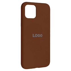 Чехол (накладка) Apple iPhone 12 / iPhone 12 Pro, Original Soft Case, Dark Brown, Коричневый