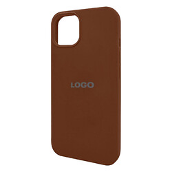 Чохол (накладка) Apple iPhone 13, Original Soft Case, Dark Brown, Коричневий