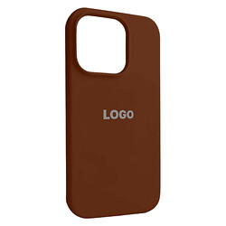 Чохол (накладка) Apple iPhone 14 Pro, Original Soft Case, Dark Brown, Коричневий