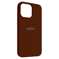 Чохол (накладка) Apple iPhone 14 Pro Max, Original Soft Case, Dark Brown, Коричневий