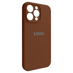 Чохол (накладка) Apple iPhone 14 Pro Max, Original Soft Case, Dark Brown, Коричневий