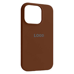 Чохол (накладка) Apple iPhone 15 Pro, Original Soft Case, Dark Brown, Коричневий