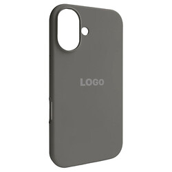 Чохол (накладка) Apple iPhone 16, Original Soft Case, Titanium Grey, Сірий
