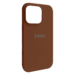 Чехол (накладка) Apple iPhone 16 Pro, Original Soft Case, Dark Brown, Коричневый