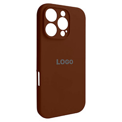 Чехол (накладка) Apple iPhone 16 Pro, Original Soft Case, Dark Brown, Коричневый