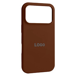 Чехол (накладка) Apple iPhone 17 Pro, Original Soft Case, Dark Brown, Коричневый