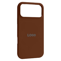 Чохол (накладка) Apple iPhone 17 Pro Max, Original Soft Case, Dark Brown, Коричневий