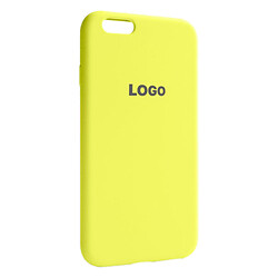 Чохол (накладка) Apple iPhone 6 / iPhone 6S, Original Soft Case, Flash Lime, Жовтий