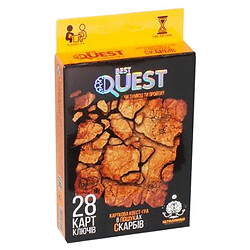 Карткова квест-гра "Best Quest: У пошуках скарбів", укр., Dankotoys