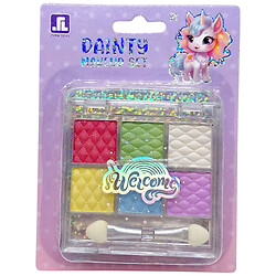 Косметика, тени для глаз, аппликатор на листе, Zyra Toys