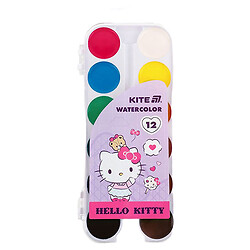 Фарби акварельні "Hello Kitty", 12 кол., Kite
