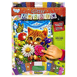 Креативна творчість "GLITTER MOSAIC: KITTEN", Dankotoys