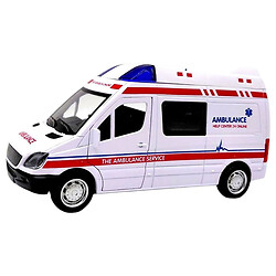 Машинка спецтехніка "Швидка допомога" з підсвічуванням, Chengmei Toys, Білий