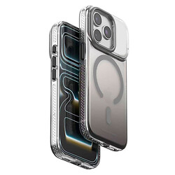 Чехол (накладка) Apple iPhone 15, Puloka Resplendent, MagSafe, Dark Grey, Серый