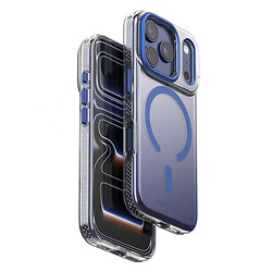 Чехол (накладка) Apple iPhone 17 Pro / iPhone 18 Pro, Puloka Resplendent, MagSafe, Синий