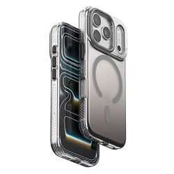 Чохол (накладка) Apple iPhone 17 Pro / iPhone 18 Pro, Puloka Resplendent, MagSafe, Dark Grey, Сірий