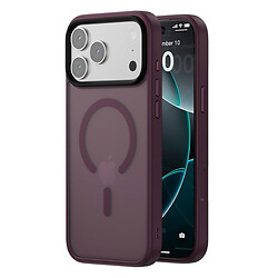 Чехол (накладка) Apple iPhone 17 Pro / iPhone 18 Pro, Epik Metal Buttons Colorful, MagSafe, Бордовый