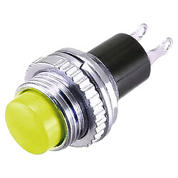 Кнопка DS-314, OFF-(ON), Жовтий