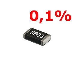SMD-резистор (0603) 10 kom ±0,1% 50ppm