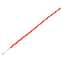 Провод многожильный лужёный AF-200, 0.2mm2, медь PTFE, Красный