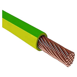 Провід багатожильний луджений AF-200, 0.5mm2, мідь PTFE, Жовтий