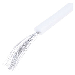 Силиконовый провод 30AWG, 0.055mm2-11/0.08TS, Белый