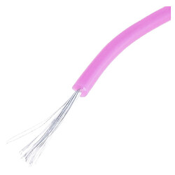 Силиконовый провод 30AWG, 0.055mm2-11/0.08TS, Фиолетовый