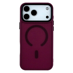 Чохол (накладка) Apple iPhone 18 Pro Max, Color Matte, MagSafe, Бордовий