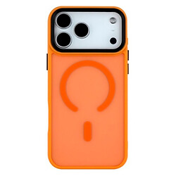 Чохол (накладка) Apple iPhone 18 Pro Max, Color Matte, MagSafe, Помаранчевий