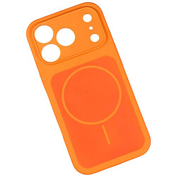 Чехол (накладка) Apple iPhone 11, Silicone Case Vision, MagSafe, Оранжевый