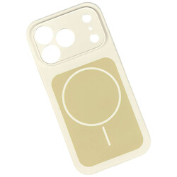 Чехол (накладка) Apple iPhone 12 Pro, Silicone Case Vision, MagSafe, Antique White, Белый