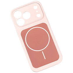 Чохол (накладка) Apple iPhone 12, Silicone Case Vision, Soft Pink, MagSafe, Рожевий