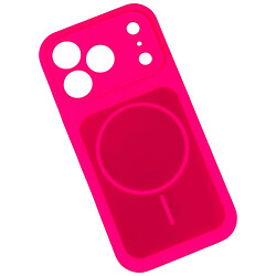 Чехол (накладка) Apple iPhone 14, Silicone Case Vision, MagSafe, Firefly Rose, Розовый