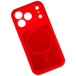 Чехол (накладка) Apple iPhone 14, Silicone Case Vision, MagSafe, Красный