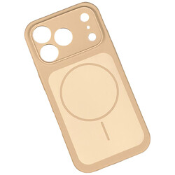Чехол (накладка) Apple iPhone 14, Silicone Case Vision, MagSafe, Бежевый