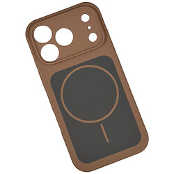Чехол (накладка) Apple iPhone 14, Silicone Case Vision, MagSafe, Brown-Gray, Коричневый