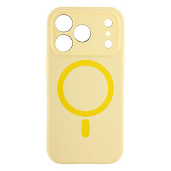 Чохол (накладка) Apple iPhone 18 Pro, Glow Full Camera, MagSafe, Жовтий