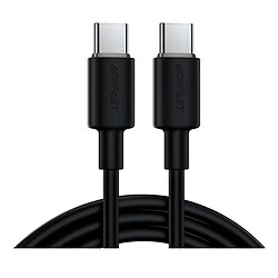 USB кабель AceFast C25-03, Type-C, 1.2 м., Чорний