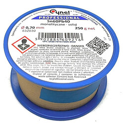 Припой Sn60Pb40-B/T 0.70 250g