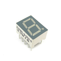 Светодиодный индикатор односимвольный E10391-G-UY4-8-W