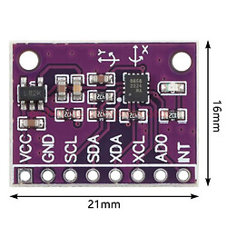 Датчик прискорення QMI8658C-MODUL
